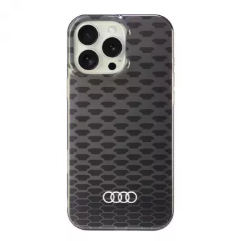 Audi IML Stitching Pattern MagSafe Hard Case do Apple iPhone 16 Pro Max 6,9 inch - Czarny