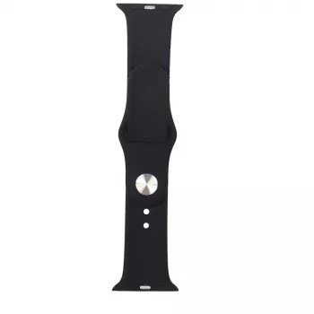 Audi Geometric Pattern Silicone Watch Strap for Apple Watch 40/41/42mm Black