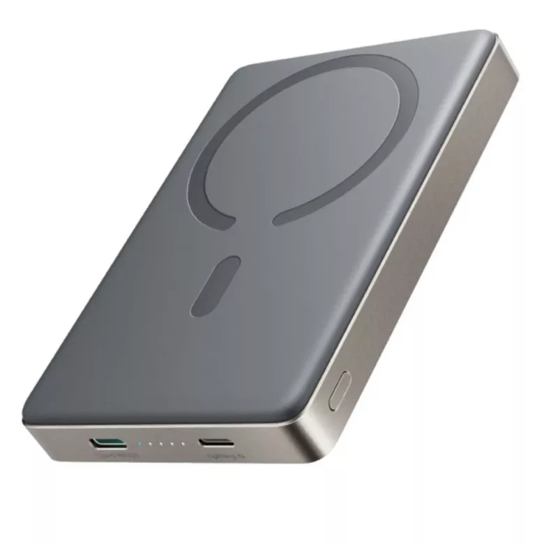 Powerbank Joyroom JR-PBM08 Pro 22.5W 10000mAh z ładowaniem bezprzewodowym 2x USB-C - Titanium