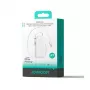 Powerbank Joyroom JR-PR2 35W 10000mAh z wysuwanym kablem USB-C i wbudowanym kablem Lightning - Biały