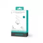 Joyroom S-IW007 3-w-1 Magnetyczny Kabel Ładujący USB-A do Lightning/USB-C/Micro USB 1,2m Biały