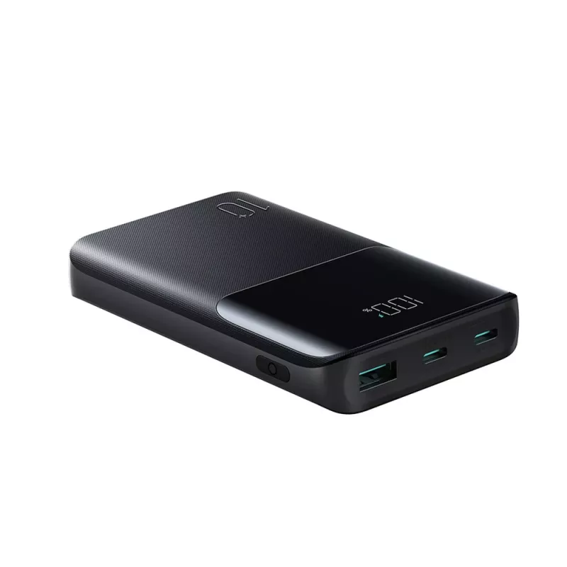 Joyroom JR-QP191 Star Series Mini 10000 mAh 22.5W Power Bank z Wyświetlaczem Cyfrowym Czarny