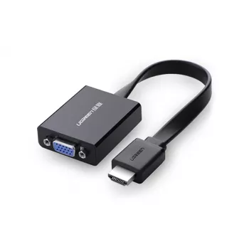 UGREEN HDMI to VGA Adapter MM103, 25cm, Czarny