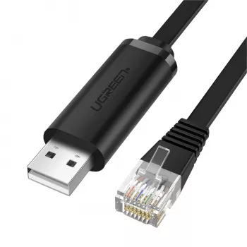 UGREEN CM204 USB do RJ45 Kabel konsolowy 1.5m Czarny