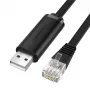 UGREEN CM204 USB do RJ45 Kabel konsolowy 1.5m Czarny