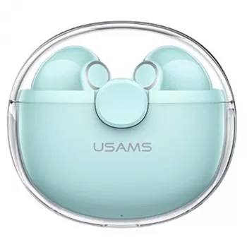 USAMS BUseries BHUBU03 True Wireless Stereo Bluetooth 5.1 Earbuds, Zielony