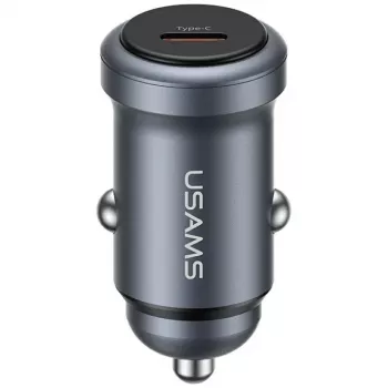 USAMS Car Charger 30W PD Aluminium