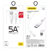 Dudao L2L USB-A do Lightning Kabel 1m Biały