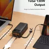 VEGER Powerbank Tank Boost PD QC3.0 5A 130W 56000 mAh Czarny W5001C