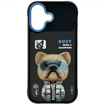 Nimmy Cool&Cute 2.0 Dog Back Cover do Apple iPhone 17, Czarny