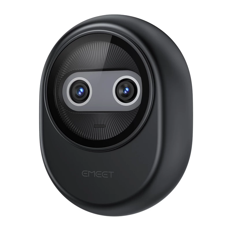 EMEET Piko Kamera internetowa 4K UHD z autofokusem, podwójnym mikrofonem, przesłoną prywatności, USB-C, czarna