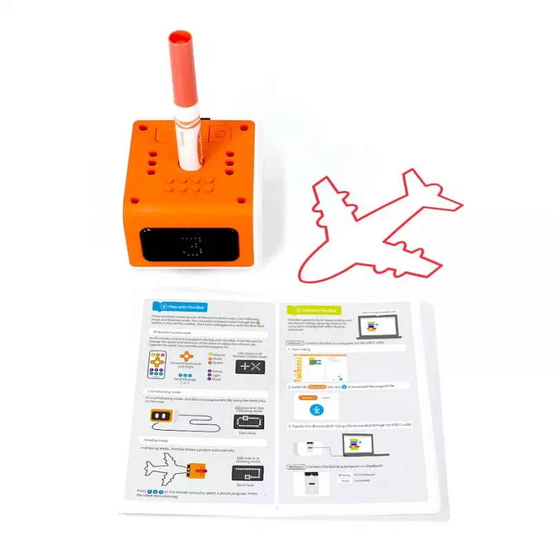 MATATALAB MatataStudio VinciBot Edukacyjny Robot do Nauki Kodowania dla Dzieci od 8 lat