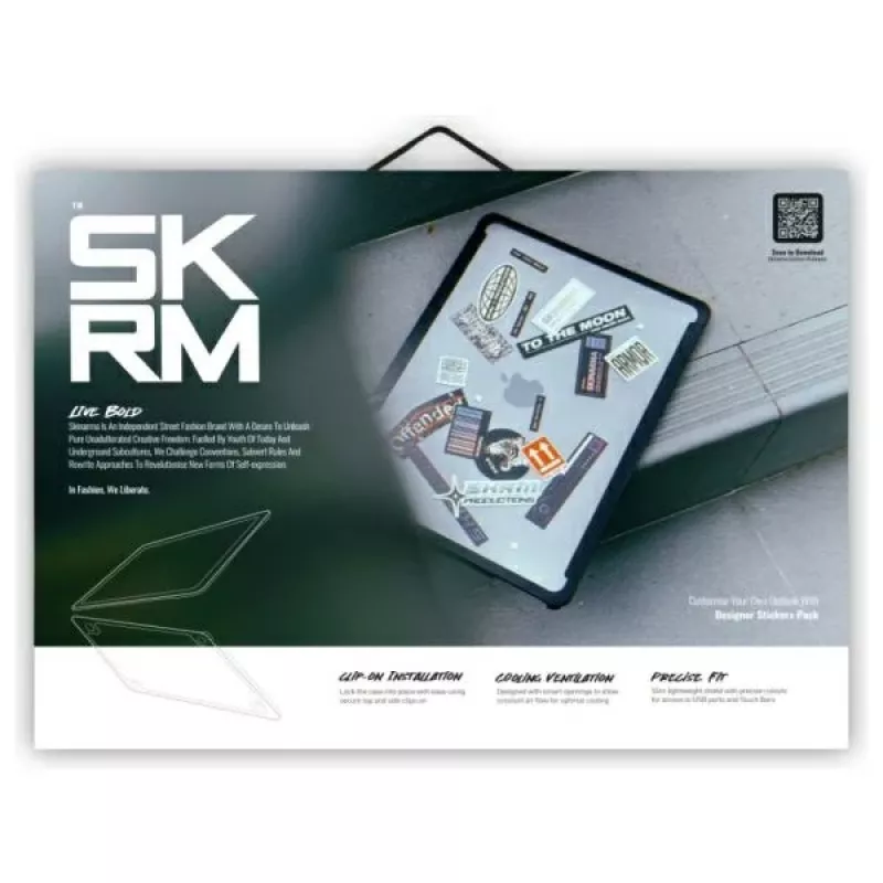 Skinarma Henko Hard Case do MacBook Air 13-calowy (2018-2020) - Frost Clear