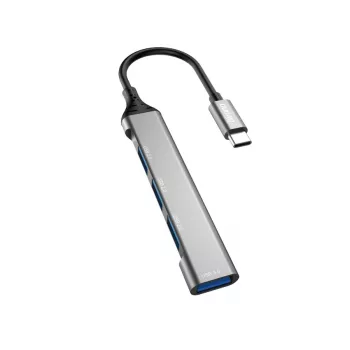 Dudao A16T USB-A Hub 4-Port USB 2.0 Czarny