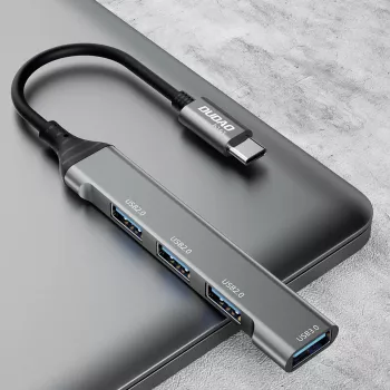 Dudao A16T USB-A Hub 4-Port USB 2.0 Czarny
