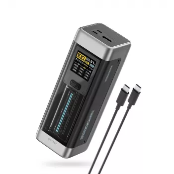 CUKTECH CUK00P23GLBK 210W 25000mAh Power Bank 2xUSB-C 1xUSB-A Czarny