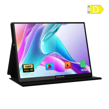 Przenośny monitor ZEUSLAP Z10T z 10,1-calowym ekranem dotykowym IPS 1920x1200, 10-punktowy