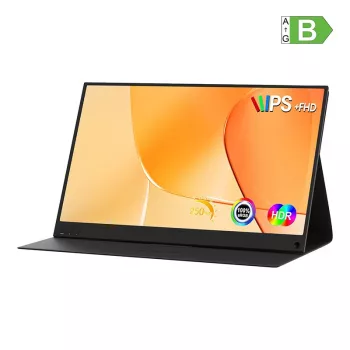ZEUSLAP P15AT 15.6 inch Przenośny Monitor z 10-punktowym ekranem dotykowym Full HD IPS USB-C Mini HDMI