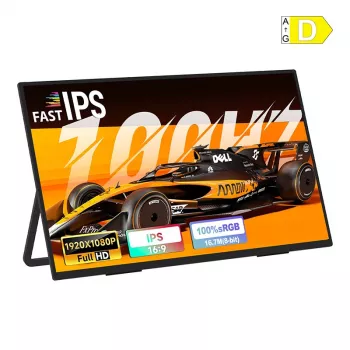 ZEUSLAP Z23 LITE 23.8 inch Monitor Przenośny - Full HD IPS 100Hz USB-C