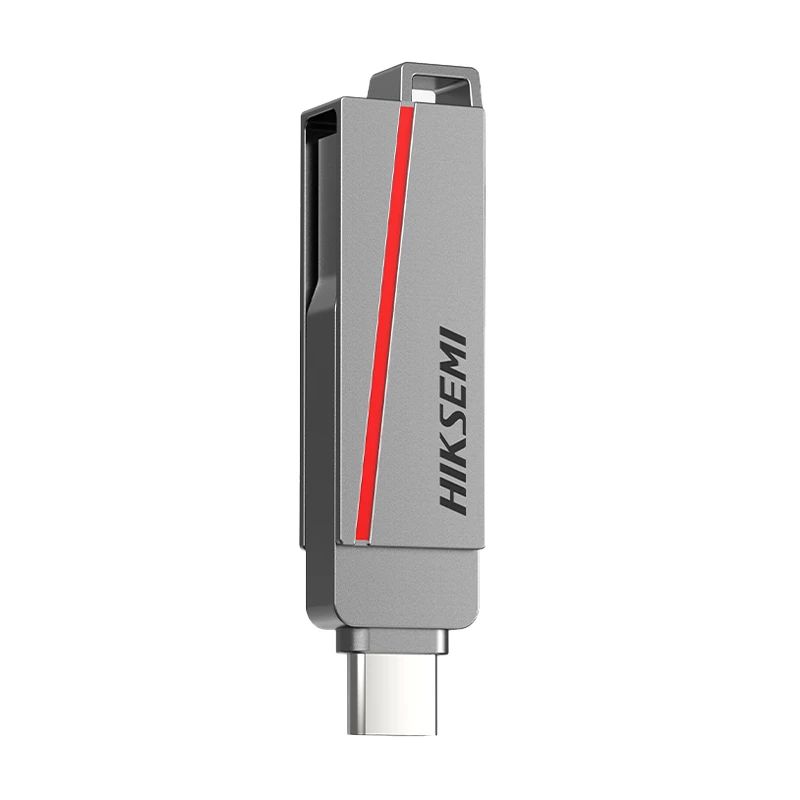 HIKSEMI CLE USB 64 GB E307C U3 Dual USB 3.2 i USB Type-C Szary