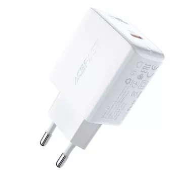 ACEFAST A1 PD20W USB-C Ładowarka ścienna Biała