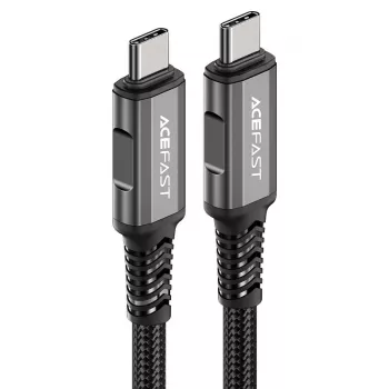 ACEFAST C1-09 USB-C na USB-C USB4 PD3.1 5A 1m Kabel - Szary/Czarny