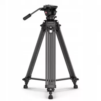 Statyw ULANZI MT-81 z głowicą płynną do filmowania, udźwig 8 kg, wysokość 155 cm