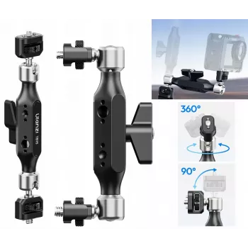 ULANZI Magic Arm 360° z gwintami 1/4 cala i 3/8 cala do aparatu kamery TB15 T058GBB1