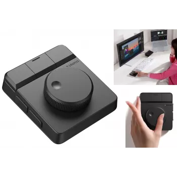 ULANZI D100H Bluetooth 5.0 Haptic Video Controller z Pokrętłem i Wyświetlaczem OLED