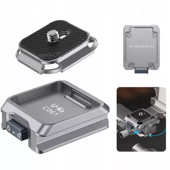 ULANZI C061 Adapter szybkomocujący do gimbali DJI RS 2/3/4 - kompatybilny z Arca-Swiss