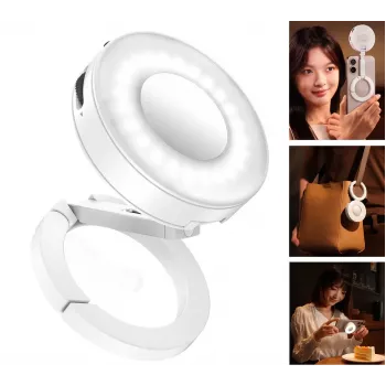 Ulanzi ML05 LED Fill Light with Mirror, MagSafe, 2500K-9000K, White