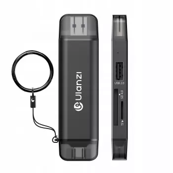 ULANZI CR3 3-in-1 SD/MicroSD/USB Card Reader z USB-C i USB-A