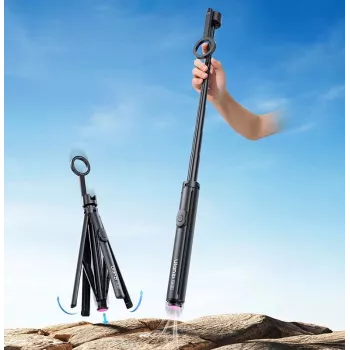 ULANZI SK-21 Auto-Open 2-w-1 Statyw i Selfie Stick 180cm z MagSafe Magnetycznym Uchwytem na Telefon i Pilotem Bluetooth