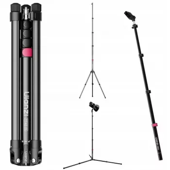 Ulanzi TT43II Mini Statyw / Podstawa Oświetleniowa - 43cm, Udźwig 2kg, Czarny