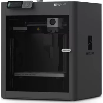 Drukarka 3D Bambu Lab P1S - W pełni zamknięta drukarka CoreXY FDM o objętości roboczej 256x256x256 mm, maksymalnej prędkości 500 mm/s, automatycznym poziomowaniu stołu, łączności Wi-Fi, czarna