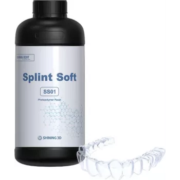 Shining 3D DENTAL SPLINT SS01 1kg Biokompatybilna żywica do szyn dentystycznych, ochraniaczy nocnych, retainerów