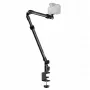 Ulanzi ZJ02 Super Clamp / Crab Clamp z gwintami 1/4 inch i 3/8 inch, stop aluminium, czarny