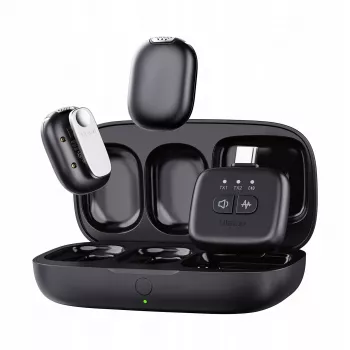 Zestaw Ulanzi A30 Tiny Bezprzewodowej Transmisji Audio - USB-C, Czarny