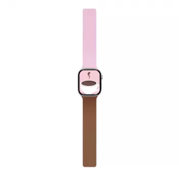 Moft Snap Duo Apple Watch Band Pink/Brownie