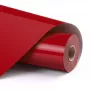 LOKLIK Basic Heat Transfer Vinyl - Czerwony - 30,5 x 180 cm (12 cali x 6 cali)