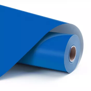 LOKLIK Permanent Adhesive Vinyl Film - Blue - 30.5 x 180 cm (12 inch x 6 inch)