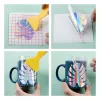 LOKLIK Permanent Adhesive Vinyl Film Holographic - Pink - 30.5 x 90 cm