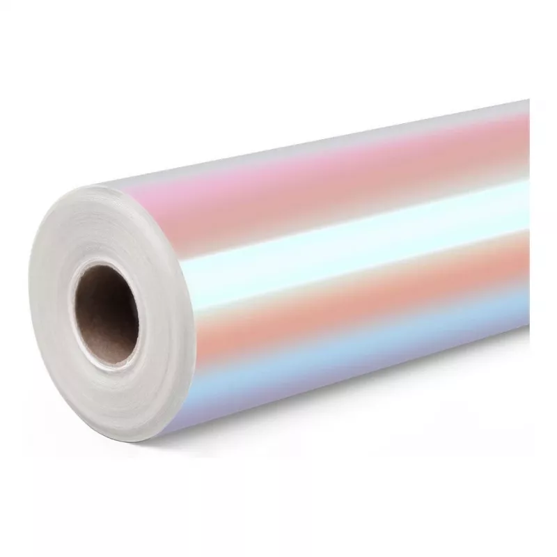 LOKLIK Permanent Adhesive Vinyl Film Holographic - Pink - 30.5 x 90 cm