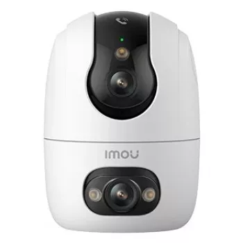 Kamera IP IMOU Ranger 2C Dual 10MP do użytku wewnętrznego, Wi-Fi 6, Smart Color Night Vision, dwukierunkowe audio, przycisk jednego dotknięcia, detekcja AI