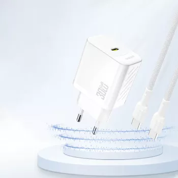 DUDAO A27PEU 30W GaN USB-C Charger White