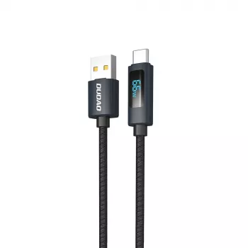 Dudao L7T USB-A do USB-C Kabel 66W 1m Czarny