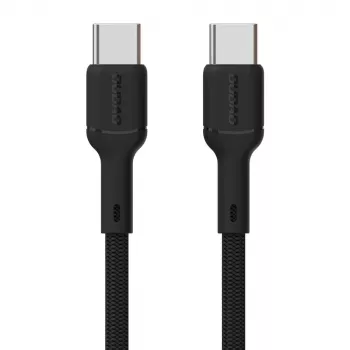 Dudao L9C USB-C do USB-C 1m Czarny Kabel do Ładowania i Transmisji Danych