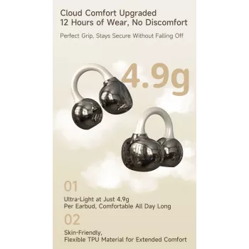 Dudao U20 TWS Bluetooth Wireless Earbuds - Biały