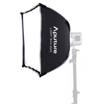Amaran Light Box 45x45 – Kwadratowy softbox z mocowaniem Bowens, podwójną dyfuzją, tkaninową kratką i torbą transportową