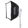 Amaran Light Box 45x45 – Kwadratowy softbox z mocowaniem Bowens, podwójną dyfuzją, tkaninową kratką i torbą transportową
